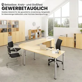 bümö Schreibtisch Eiche / Graphit