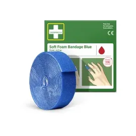 CEDERROTH Soft Foam Bandage Blue selbstklebendes Pflaster 3 cm x 4,5m