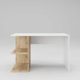 Phoenix Group AG Schreibtisch Taipei Weiß / Artisan Eiche