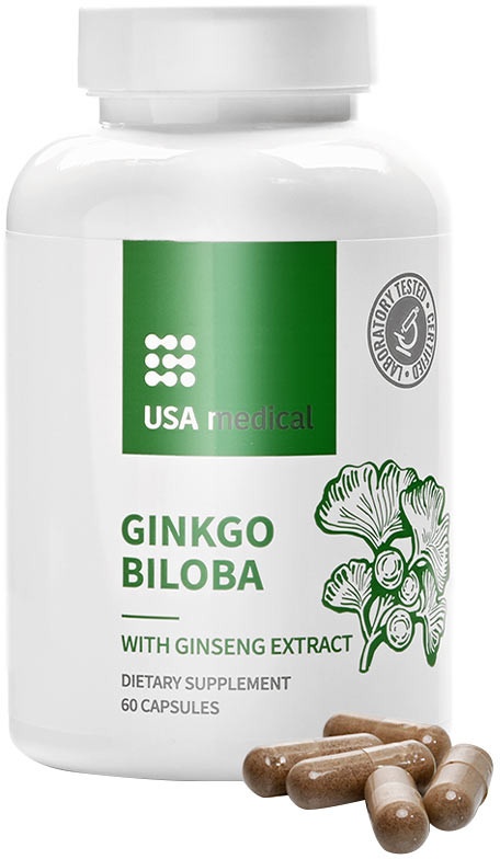 USA medical Ginkgo Biloba (60 Kapseln)