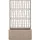 vidaXL Pflanzkübel mit Rankgitter 80 x 36 cm Hellbraun