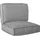 vidaXL Palettenkissenset 60 x 60 x 12 cm grau 2-tlg.