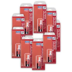 9x 1ml LIQUI MOLY 6194 Klebstoff Rückspiegel-Klebeset Kartusche Heißkleber