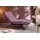 KAWOLA Relaxliege AMERIVA Polyester 80 x 110 x 158 cm lila mit Kissen und Kopfteil