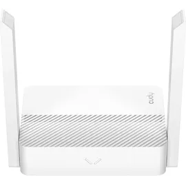Cudy WR300 Router Wireless Fast Ethernet 300Mbps Single Band 2.4GHz Bianco - Weiß/Silber/Schwarz