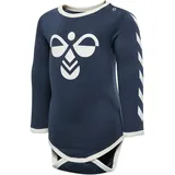 hummel hmlFLIPPER langarm Baby-Body blue nights 86