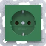 Hager Schuko-Steckdose 0 m Grün 1 St.