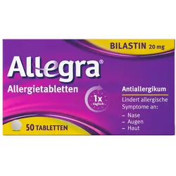 Allegra - schnell bei Heuschnupfen & ganzjährigen Allergien