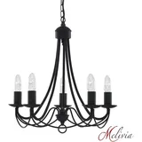 Searchlight Maypole 5-flg. (6345-5BK)