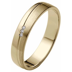 Firetti Trauring Schmuck Geschenk Gold 375 Hochzeit Ehering „LIEBE“, Made in Germany – mit o. ohne Brillanten/Diamanten gelb|goldfarben 18