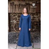 Burgschneider Ritter-Kostüm Mittelalter Kleid Typ Unterkleid Freya Waidblau M blau M | M