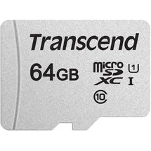 Transcend 64 GB microSDXC-Karte 300S UHS-I U1 V10 95/45MB/s