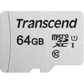 Transcend 64 GB microSDXC-Karte 300S UHS-I U1 V10 95/45MB/s