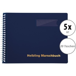 Helbling BMB20 Marschbuch blau 20 Taschen 5x Set