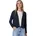Langarm Jacke in offener Passform Blau 34