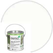 OSMO Holz-Deckfarbe 2104 Weiß-2,5 Liter