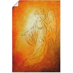 Artland Wandbild »Engel der Heilung - Engelkunst«, Religion, (1 St.), als Alubild, Outdoorbild, Leinwandbild, Poster, Wandaufkleber Artland Farbe Bild(er): orange