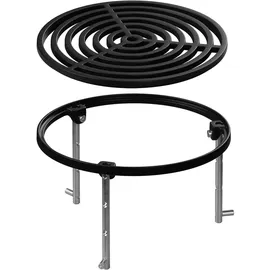 höfats Grillplatte Ø 70 cm emailliert silberfarben