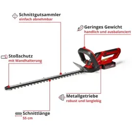 Einhell GE-CH 1855/1 Li Kit inkl. 1 x 2,5 Ah
