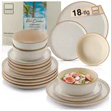 sänger Tafelservice Rio Creme - 18 teilig aus Steingut | Gr.: onesize