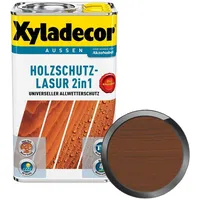 Xyladecor Holzschutz-Lasur 2 in 1 5 l kastanie matt