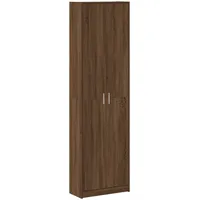 VidaXL Kleiderschrank Braune Eiche 55x25x189 cm MDF
