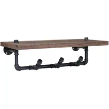 Mendler Garderobenpaneel HWC-C45 Braun