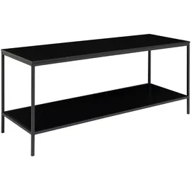 VCM Vita TV-Lowboard 36x45x36 cm Schwarz Holz/Metall/Stahl/Spanplatte