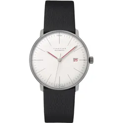Junghans 27/4009.02 max bill Automatikuhr Automatic Bauhaus Lederband Schwarz