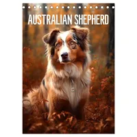Calvendo Australian Shepherd (Tischkalender 2026 DIN A5 hoch), CALVENDO