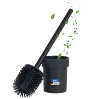 Wenko WC-Bürstengarnitur Turbo-Loc Mod. Lizan Schwarz
