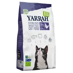 Yarrah Bio Adult Trockenfutter für sterilisierte Katzen Huhn & Fisch (MSC) 700 g