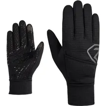 Ziener Ivano Touch Fingerhandschuhe Schwarz/Gelb 9