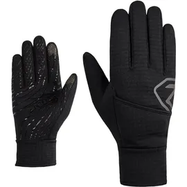 Ziener Ivano Touch Fingerhandschuhe Schwarz/Gelb 9