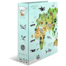 Herma Motivordner Weltkarte 7,0 cm DIN A4, 1 St.