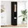 vidaXL Kleiderschrank 50 x 200 x 30 cm Schwarz