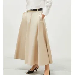 Marella für Damen. 2513101011200 Jacquard-Rock Kuban arena (44), Beige, Lässig, Baumwolle