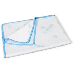 Sommerbettdecke DI QUATTRO "Freeze", weiß, B:135cm L:200cm, Bezug: 60% Polyester, 40% Polyethylen, Bettdecken, kühlende Bettdecke, 135x200 cm, ideal für die heißen Sommermonate