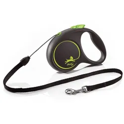 FLEXI Black Design S Seilleine 5 m Grun