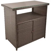 Gardenson Gartenkommode Padua ca. 50x84x90 cm Braun,