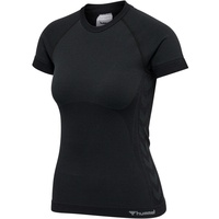 Hummel Cleaa Seamless Kurzarm-t-shirt - Black Melange M