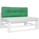 vidaXL Palettenkissen 120 x 40 x 12 cm grün 1 St.