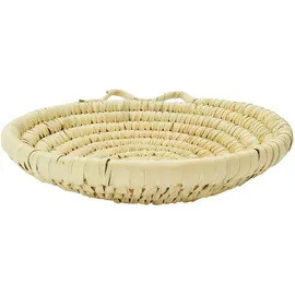 Marrakesch Orient & Mediterran Interior Brotkorb geflochten Natur 27 cm