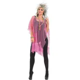 Fun Shack Womens 80's Mesh Top Kostüm, 80er Netz-Oberteil, Einheitsgröße - Einheitsgröße