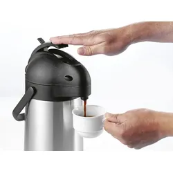 Caterado 6 x Pump-Isolierkanne / Pumpspender STREAM,