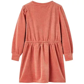vidaXL Kinderkleid mit Langen Ärmeln Mittelrosa 128