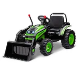 Homcom Elektrischer-Kinderbagger grün B/H/L: ca. 62x65x132 cm, - grün