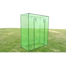 vidaXL Gewächshaus Stahl PVC Grün Blankglas 0 mm 0 m2