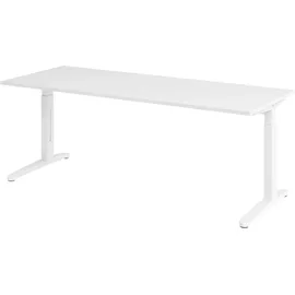 bümö Schreibtisch Serie-XB Weiß