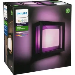 Philips Hue Econic quadratisch LED Wandleuchte schwarz
